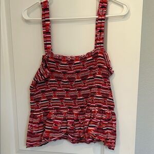 LOFT Multicolor Striped Blouse